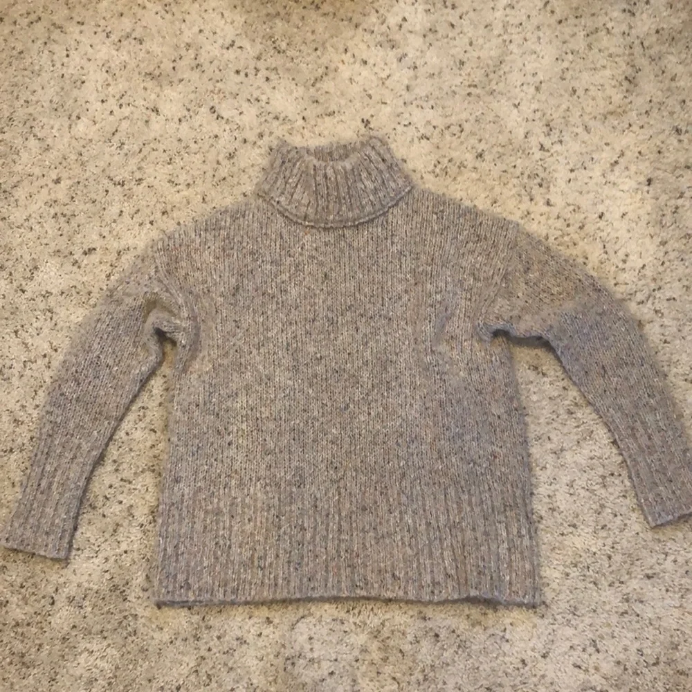 J. Crew Wool Confetti Mock Neck Sweater Size XS - Picture 2 of 13
